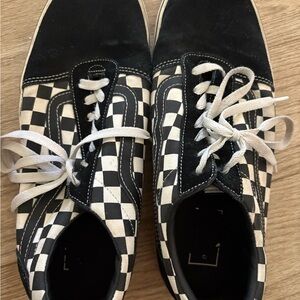 Vans Black and White Checkered Men's Shoes